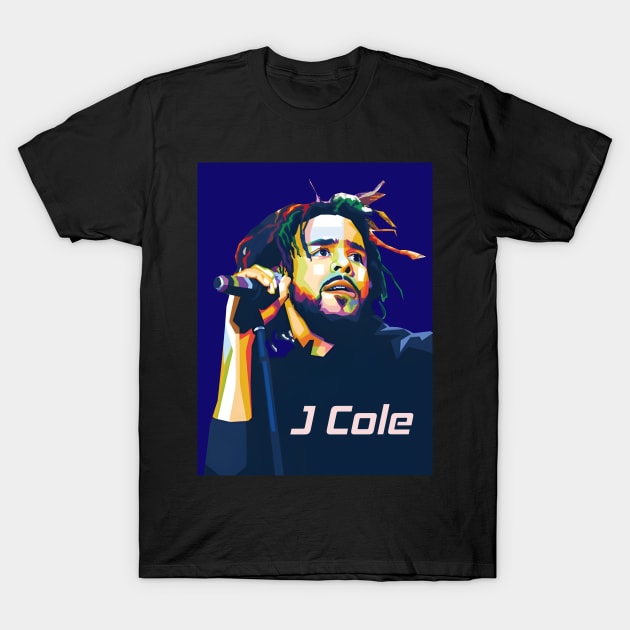 WPAP J Cole pop art T-Shirt by Art engineer